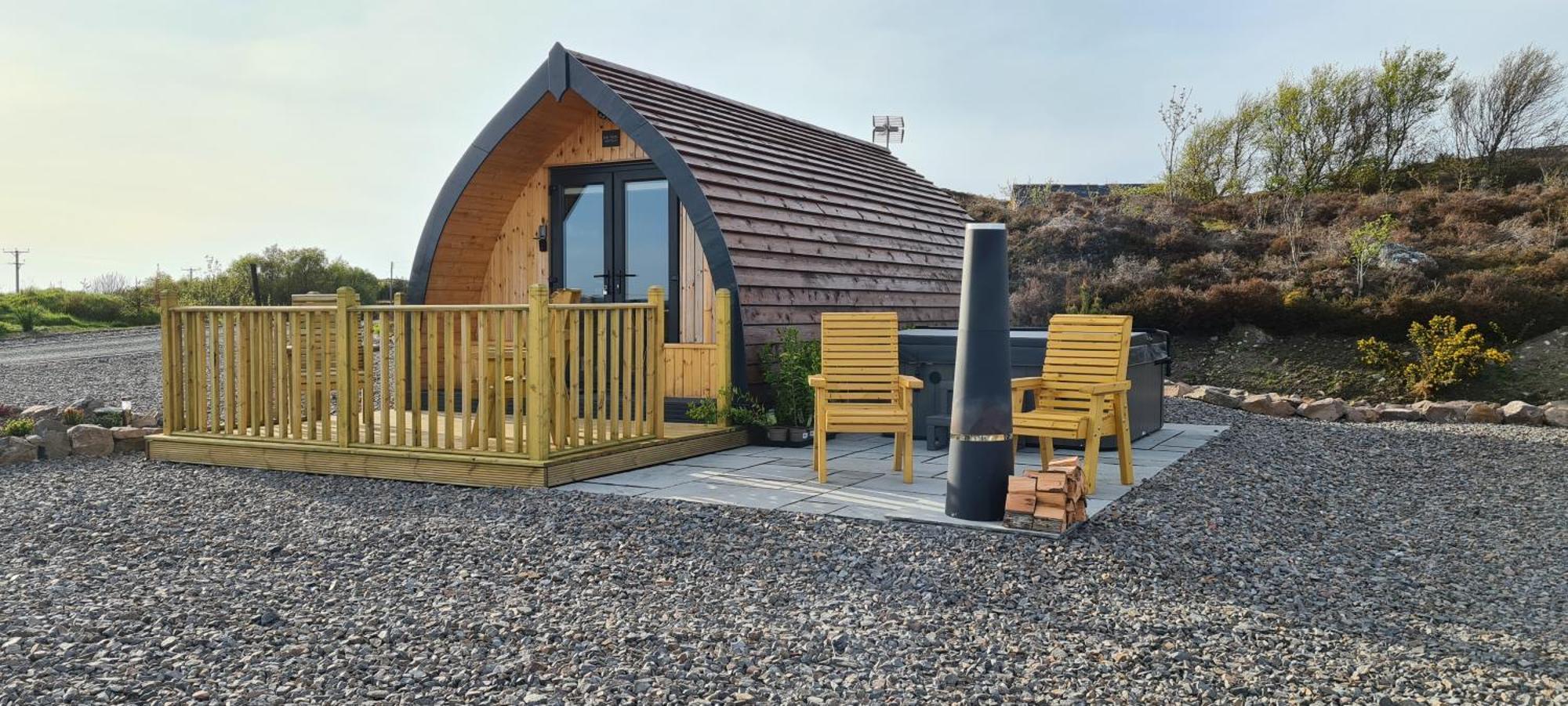 Loch Ewe Luxury Pods Apartment Mellon Charles Exterior photo